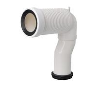 B Baosity Bride de Toilette Décalée, Déporteur de Toilette Universel et Flexible, Bride de Remplacement Décalée pour Systèmes de Drainage de Plomberie et Urinoi, C 35cm
