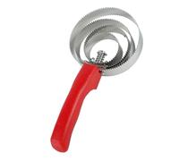 B Baosity Brosse à Curry Réversible en Acier Inoxydable pour des Chevaux et des Vaches, 4 Anneaux