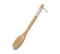 B Baosity Brosse de Bain pour Le Dos Goupillon de Outil de Bain En Bois avec Poignée Longue et Poils Doux pour Un Nettoyage Facile et Complet Adapté Pou, 43 Cm X 7.5 Cm