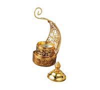 B Baosity Brûleur D'Encens Arabe Cassolette Encensoir Porte-encens En Fer avec Structure Détachable pour Un Nettoyage Facile Adapté pour La Décoration Du Salon, Sans Clip