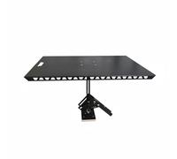 B Baosity Bureau Arrière de Véhicule Table Coffre Voiture Accessoire Utilitaire Installation Simple Structure Support Solide Plateau Large Multifonction, Dessus De Table IGT en Acier Au Carbone