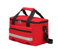 B Baosity c Initiaux Secrs Rectangulaire à Fermure Éclair c D'urgence Bandlière Réglable Ajustable pr Véhicule, on, Extérieur, Rouge