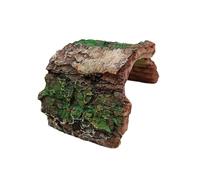 B Baosity Cachette pour Reptiles, Décoration pour Aquarium, Grotte pour, Tronc Creux pour Amphibiens, Petits Lézards, Betta, Style A