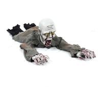 B Baosity Cadavre Animé Tête Chauve Effrayant Esprit en Tissu Terrifiant Figurine Animée d'halloween pr Hantées, Pubs