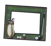 B Baosity Cadre Photo de Golf à Poser, Idéal pour La Décoration Intérieure, à Monter Soi-même. Support pour Cadre Photo, Parfait pour Le Bureau Ou pour Un Papa, 8 Pouces Horizontal