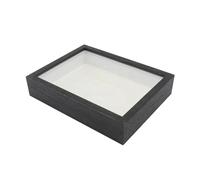 B Baosity Cadre Vitrine à Monter Soi-même pour Fleurs Séchées, Profondeur Intérieure de 3 Cm, Décoration Murale Ou de Table, Noir