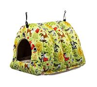 B Baosity Cage à Perroquet avec Hamac, Perchoir, Balançoire, Grotte, Jouet, Nid Suspendu pour Perruche, Petits Animaux, Cacatoès, M