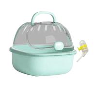 B Baosity Cage de Transport pour Hamster, étui de Transport pour Petits Animaux, Cage de Transport Portable pour Hamster, Bleu