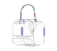 B Baosity Cage de Transport pour Petits Animaux, étui de Transport, Cage de Transport Portable et Respirante, Cage de Transport pour Hamster, Hérisson, Furet, S, Violet