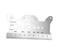 B Baosity Calibre à Vis, Jauge à Vis, Testeur de Filetage de Carte, Outil de Mesure