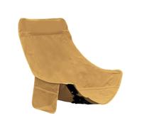 B Baosity Camping Chaise Housse Remplaçante Pliable Résistante à L'Eau Confortable Oxford Tissu Respirant pour Utilisation Extérieure Camping Plage Jardin Loisi, Khaki Arrière Haut