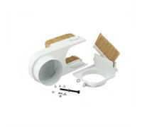 B Baosity Capot Collecteur de Poussière Botte d'Aspiration Chaussure de Fraiseuse Couvercle de Broche en Nylon Dense avec Brosses Épaisses et Système à Carte, Broche 75 Poussière 10 A