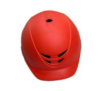 B Baosity Casque D'Équitation Homme Femme avec Ajustement Personnalisé Doublure Lavable Structure Résistante Aux Chocs Respirant Adapté à La Randonnée Équestre, Rouge