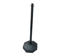 B Baosity Caution Post Borne Routier Stèle Parking Signalisation Fonction Base Remplissable Portable Convient pour Routes Parkings Usines Ports Réside, Noir