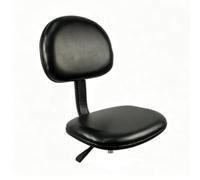 B Baosity Chaise Antistatique de Laboratoire Chaise de Travail Ergonomique Tabouret de Laboratoire Siège Industriel Réglable Dossier Courbé Mousse PU Lavable