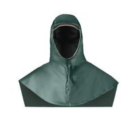 B Baosity Chapeau Cape Imperméable Capuche Couvre-Nuque Protège-tête Cap Protection Épaules en PVC Épais Anti-éclaboussures Adapté Aux Usines de Broyage, Vert