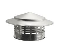 B Baosity Chapeau de Cheminée Anti-pluie, Remplacement Facile Du Chapeau de Conduit, Protection de Conduit, Fermeture de Conduit, Couvercle de Cheminée Extérieu, Diamètre intérieur 160mm