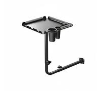 B Baosity Chariot à Outils de Salon Réglable Plateau Rotatif de Coiffeur Support pour Accessoires de Salon Desserte à Hauteur Adaptable en Alliage d'Aluminium, Black A