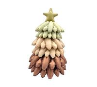 B Baosity Christmas Tree Balloon Décoration de Sapin Gonflable Autoportante Ballon Aluminium Réutilisable Ornement de Fête Accessoire Photo Créatif Adapté, Brun