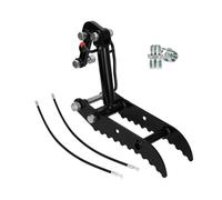 B Baosity Clampage Hydraulique Pince Pouce Excavateur Mini Pelle Accessoire Digger Conversion Du Godet en Outil de Saisie Polyvalent Acier Suitable pour, 25 Axes Double Trou