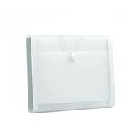 B Baosity Classeur Accordéon Dossiers Fichiers Documents Archives 13 Pochettes en PP Résistant avec Onglets et Corde Élastique pour Protection des Papier Adapté, Blanc, 13 Compartiments