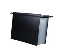 B Baosity Classeur Suspendu Extensible, Dossier de Documents, 13 Pochettes A4, Format Lettre, Organisateur de Fichiers Extensible pour Enveloppes, Reçus En Papi, Clair