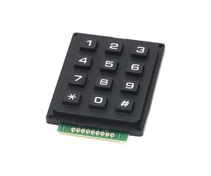 B Baosity Clavier Matriciel Module Clavier Matrice Clavier Membrane Commutateur Array PP Résistant Fonctionnement Simple pour Projets Électroniques Contrôle Bri, 12 clés 4x3
