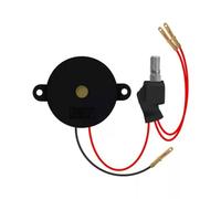 B Baosity Clignotant Relais Indicateur Avertisseur Bip à Volume Réglable 120db Construction en Plastique et Cuivre Prise Stable Compatible 12V 48V 72V Montage, 12V