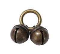 B Baosity Clochettes Porte-clés, Clochettes pour Colliers d'animaux, Accessoires pour Animaux, Clochette de Suivi pour Animaux, Clochette à Suspendre, Cloche en Laiton 4.6x2.5cm