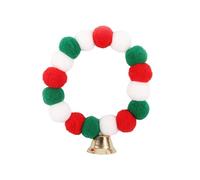 B Baosity Collier élastique pour Chat et Chien, Cadeau de Noël Mignon, Boules en Peluche, Collier pour Chiot, Idéal pour Les Photos, Cadeaux D'invités, L