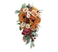 B Baosity Composition Florale Rombante Tiges Rombantes Artificielle Tombant en Forme Larme Réaliste Arrangement Floral pr Mariées