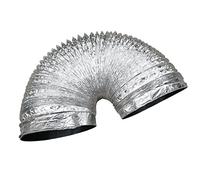 B Baosity Conduit Flexible Argenté à 3 Voies pour La Ventilation de La Cuisine et de La Salle de Bain, 10cm-2m