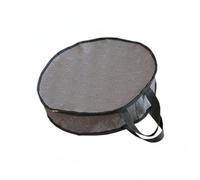 B Baosity Conteneur de Stockage de Pêche Sac Rond pour Filet de Poisson Imperméable Oxford Fermeture Éclair Poignée Solide Adapté à Pêcheur Activité Extérieure Transport, Diamètre 45 Cm Hauteur 10 Cm