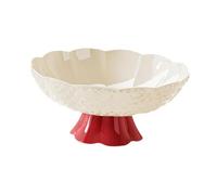 B Baosity Corbeille à Fruits Décorative sur Pied avec Trou de Drainage, Idéale Comme Centre de Table pour Une Pendaison de Crémaillère Ou Un Style Champêtre, 20cmx10cm