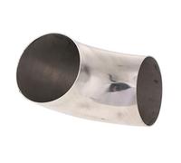 B Baosity Coude D'échappement Pieces de Voitures 90 Degree en Acier INOX 63mm - 3 Pouces