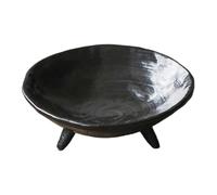 B Baosity Coupe à Fruits En Céramique à 3 Pieds avec Piédestal, Assiette Multifonctionnelle, Panier Décoratif avec Base pour Les Fêtes, Le et Les Bijoux, Café Diamètre 10.5 Cm