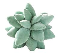 B Baosity Coussin 3D, Coussin Végétal Doux pour Terrasse, Ferme, Décoration Intérieure, Jouet Décoratif, Vert foncé 45cm