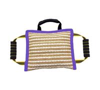 B Baosity Coussin à Mâcher pour Chien, Jouet Interactif avec Poignée en Jute, Protection et Obéissance, Idéal pour L'intérieur, Violet