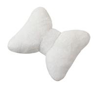 B Baosity Coussin à Nœud pour La Décoration Intérieure, Cadeau Décoratif Créatif, Coussin de Dossier Confortable, pour Canapé, Voiture, Salon, Fauteuil, Bureau, Blanc