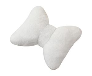 B Baosity Coussin à Nœud pour La Décoration Intérieure, Cadeau Décoratif Créatif, Coussin de Dossier Confortable, pour Canapé, Voiture, Salon, Fauteuil, Bureau, Blanc