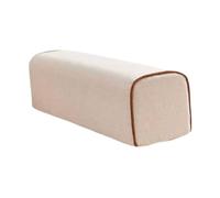 B Baosity Coussin Accoudoir Ergonomique Rectangulaire avec Housse Amovible Lavable Soutien Du Bras et Tête Mousse Adapté pour Usage Familial Bureau, Beige