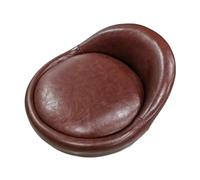 B Baosity Coussin D'assise Bas pour Tabouret de Bar, Pièce de Rechange Pivotante, Surface en PU Imperméable, Convient Aux Salons, Restaurants et, Brun
