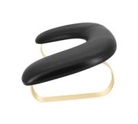 B Baosity Coussin de Main pour Ongles Support Bras Manucure U Forme Oreiller de Main Amovible Design Inclinée Matériau Respirant Adapté Aux Professionnels Parti, Noir