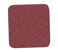 B Baosity Coussin de Siège Chaise Tapis Protecteur Absorbant Imperméable Réutilisable Base Antidérapante Surface Moelleuse Adapté pour Véhicule Maison Bureau, Rouge