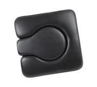 B Baosity Coussin de Siège Commode Universel En Cuir PU Doux Rembourrage Éponge Déhoussable Facile à Nettoyer et Installer Confort Supplémentaire pour Adultes S, Gourde Noire