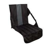 B Baosity Coussin de Sol Pliable, Chaise de Sol Portable avec Dossier, Coussin Rembourré, Tissu Oxford, Convient pour Le Camping, La Pêche, Les Concerts et Les, Noir