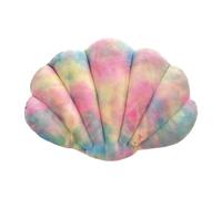 B Baosity Coussin Décoratif Coquillage Multifonctionnel, pour Les Familles, Coussin en Forme de Coquillage pour Banc, Terrasse, Voiture Ou Bureau, Jaune 45cmx33cm