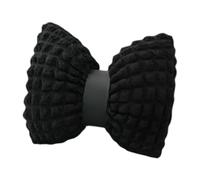 B Baosity Coussin Décoratif Mignon à Nœud Papillon, Centre de Table pour Canapé, Coussin de Dossier, Coussin Décoratif pour Salon, Siège Auto, Canapé de Bureau, Noir