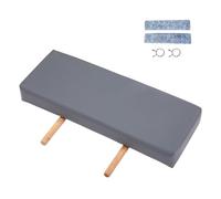 B Baosity Coussin D'extension pour Table de Massage, Oreiller Universel pour Table de Massage Pliante, Repose-Pieds Portable Permettant Une Extension Complè, Gris