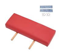 B Baosity Coussin D'extension pour Table de Massage, Oreiller Universel pour Table de Massage Pliante, Repose-Pieds Portable Permettant Une Extension Complè, Rouge
